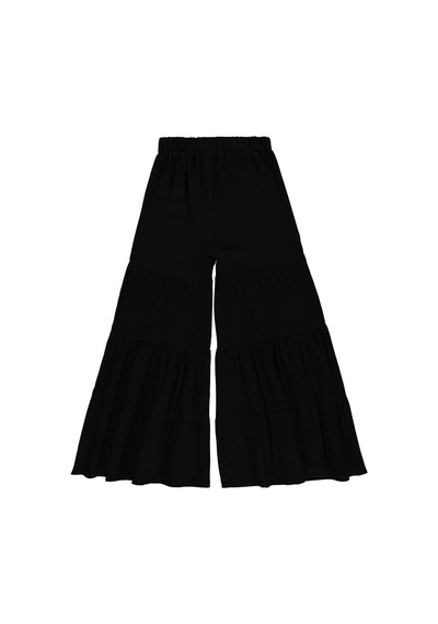 Civil Girls Kat Kat Parçalı 10-13 Yaş Pantolon - Siyah