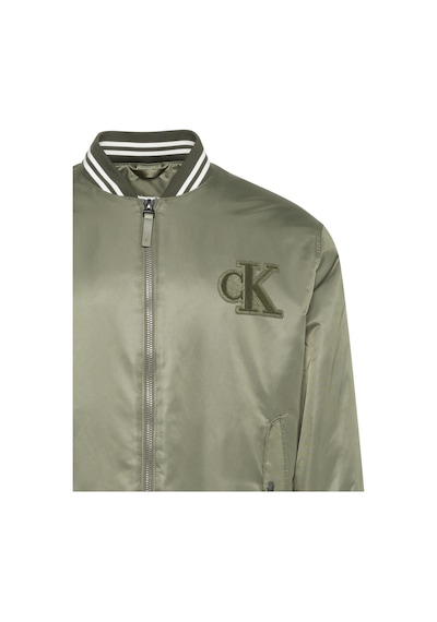 Calvin Klein Ls Jeans Tıpped Hero Bomber-11158 Beige