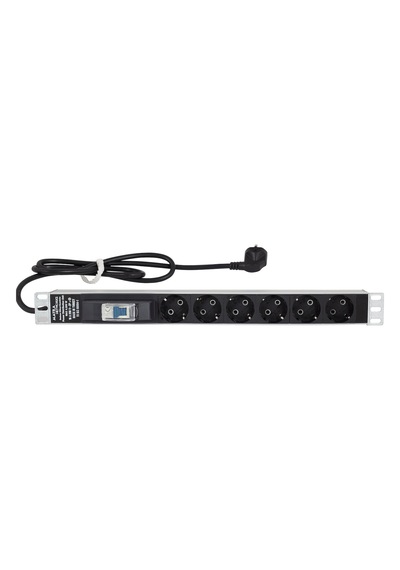 Matra Pdu 6'Lı Sigortalı Rack Tipi Gurup Priz