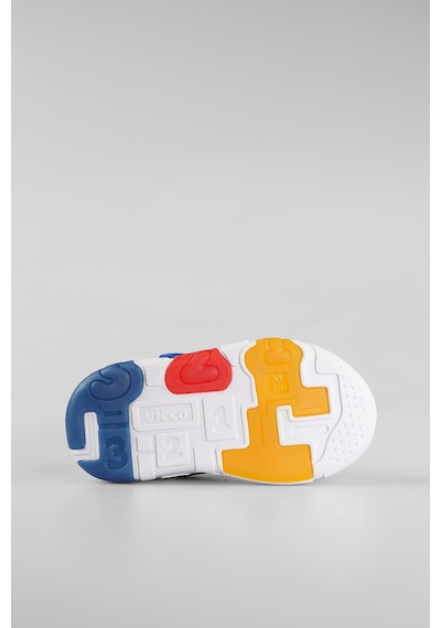 Vicco Sort Işıklı Erkek Bebek Beyaz/saks Mavi Spor Ayakkabı Beyaz - Saks Mavisi