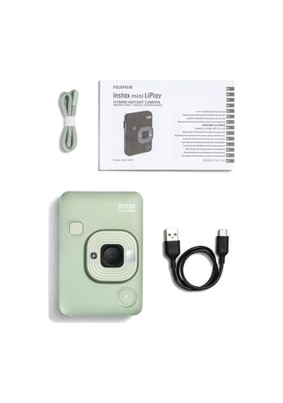 Mini Liplay Matcha Green Fotoğraf Makinesi Açık Gri