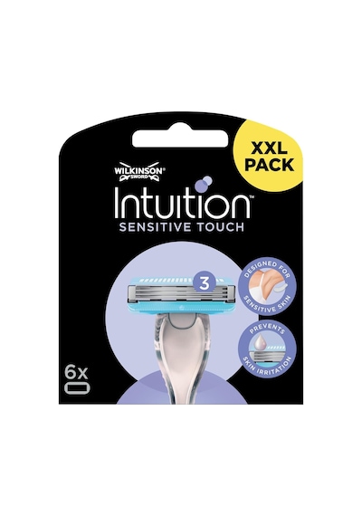 Intuition Sensitive Touch Kadın Tıraş Makinesi, 6 Adet