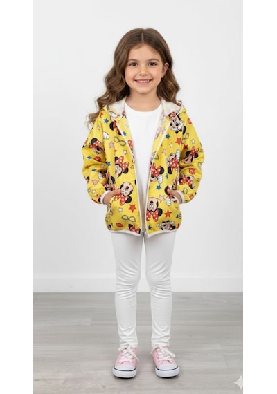 Kız Çocuk Desenli Rüzgarlık - 2/8 Yaş - 31530 Çok Renk
