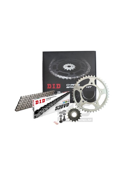 Did-jt 1995-2002 Honda Nx 650 Dominator Uyumlu Zincir Dişli Set Oring Zincir Çelik Renk