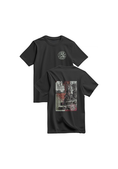 Kısa Kollu Filistinli Eski Gürüntüler Dijital Baskılı Unisex Filistin Tişört S - 2xl T300025 Siyah