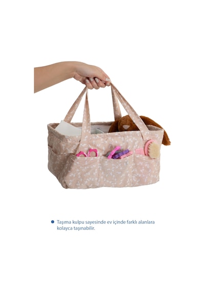 Babyjem Katlamalı Anne&Bebek Organizer Somon Çiçek