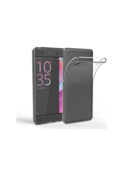 Sony Xperia X Kılıf Zore Şeffaf Ince Ve Esnek Süper Silikon Kılıf Renksiz