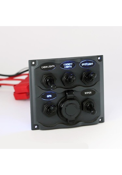 Sealux Switch Panel 5'Li Usb Soketli 100X110Mm Karavan Tekne