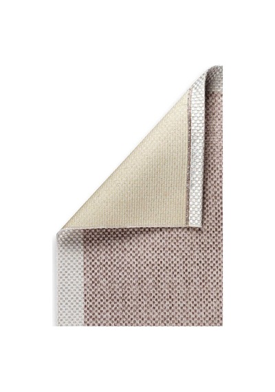 Natura Sisal Hasır Görünümlü Çerçeveli Oval Halı Ntr02 Krem-sütlü Kahve