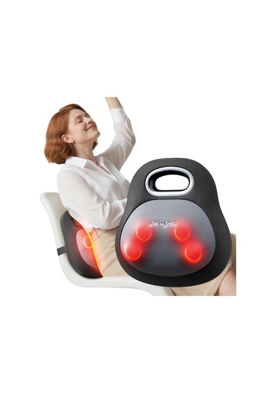 Bob And Brad Ağrıyı Gidermek İçin Isı İle Kablosuz Sırt Masajı, Ezback Go 4d Shiatsu Boyun Masajı, Boyun Sırt Omuzlar Bel Bölgesi İçin Masaj Yastığı, Ofis Arabası Ev