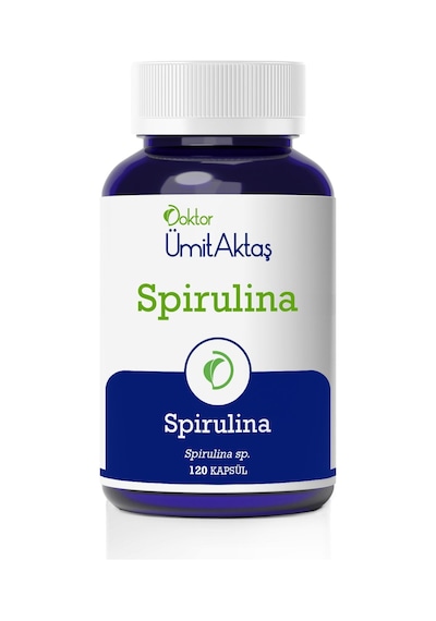 Dr. Ümit Aktaş Spirulina Bitkisel Gıda Takviyesi 120 Kapsül