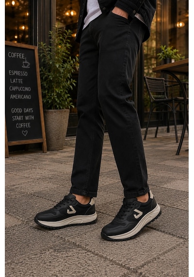 Ht Hotin Mamba Erkek Günlük Spor Ayakkabı Bağcıklı Rahat Tabanlı Casual Sneaker Siyah-bej Siyah - Bej Ht Hotin Mamba Erkek Günlük Spor Ayakkabı Bağcıklı Rahat Tabanlı Casual Sneaker Siyah-bej Siyah - Bej