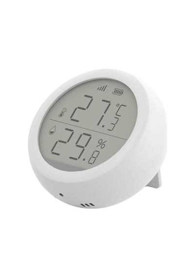 Zigbee Akıllı Termometre Lcd Ekranlı Wi-fi Sıcaklık Ve Nem Ölçer