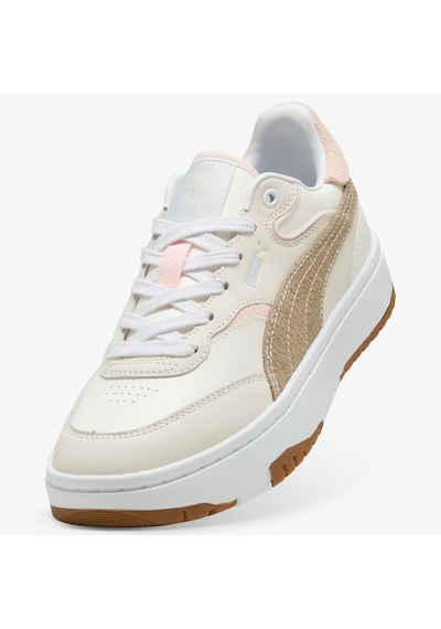 Puma Cali Sylva Elevated Kadın Krem Spor Ayakkabı 403615 Krem