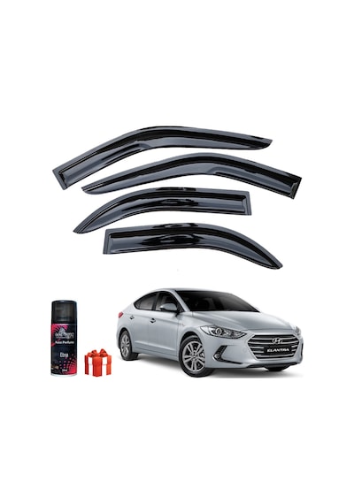 Elantra Mügen Cam Rüzgarlığı 2016-2020 Arası 4 Lü Takım+koku