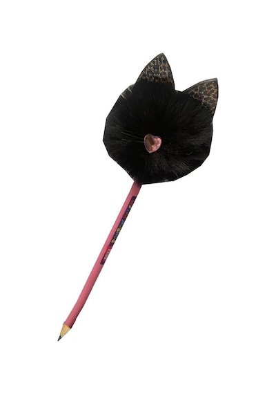 Kedi Ponpon Peluş Kurşun Kalem