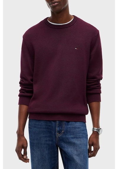 Tommy Jeans Logolu Pamuklu Slim Fit Bisiklet Yaka Örme Kazak Erkek Kazak Dm0dm21787 V11 Bordo Tommy Jeans Logolu Pamuklu Slim Fit Bisiklet Yaka Örme Kazak Erkek Kazak Dm0dm21787 V11 Bordo