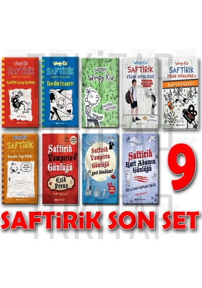 Saftirik Greyin Günlüğü 9 Kitap Set 11-12 + Film Vampir + Hatira