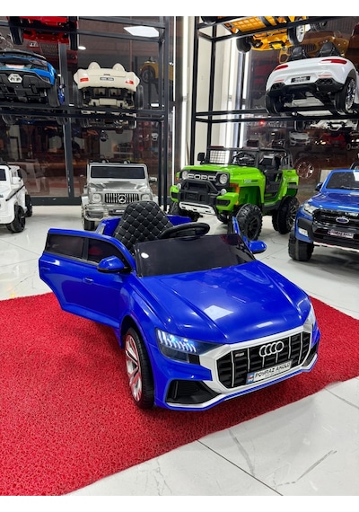 Audi Akülü Araba 12 Volt 0-5 Yaş Mavi