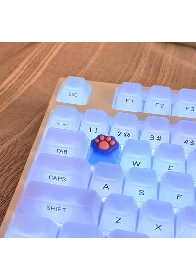 Çok Renkli Pbt Tuş Takımı Mekanik Klavye Cat Keycaps