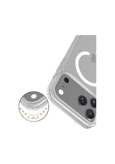 Joko Apple iPhone Uyumlu  17 Pro Max Uyumlu Jota Magsafe Kapak - Şeffaf
