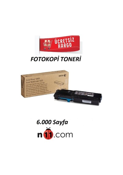 Xerox 106R02233 - 6600 / 6605 Mavi Toneri