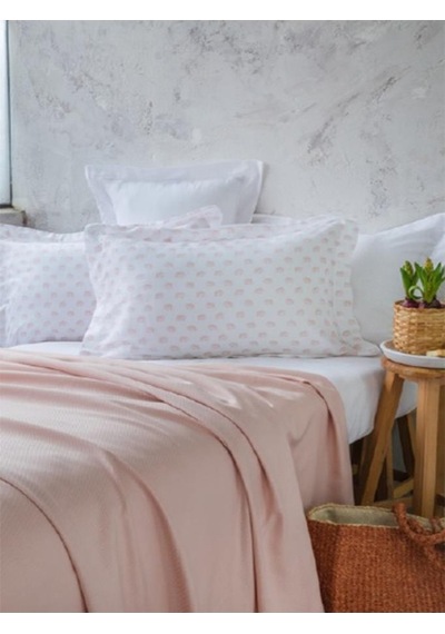 Apricitas Home Oliver Pink Çift Kişilik %60 Bambu %40 Pamuk Pike Takımı