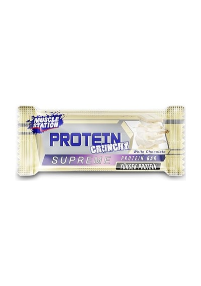 Musclestation Supreme Crunch Protein Bar Karma Paket 12 X 40 Gr, Sütlü Çikolata, Bitter Çikolata, Beyaz Çikolata