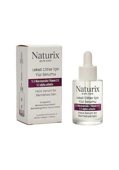 Leke Karşıtı Yüz Serumu %5 Niacinamide & %2 Alpha-arbutin Lekeli Ciltler İçin Etkili Bakım 30ml