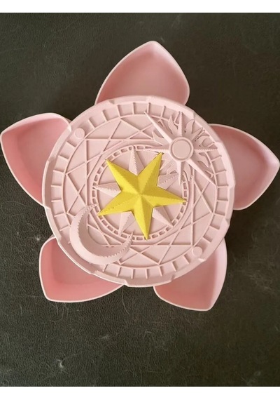 Sailor Moon Temalı Lüks Kozmetik Düzenleyici Ve Takı Kutusu Pembe