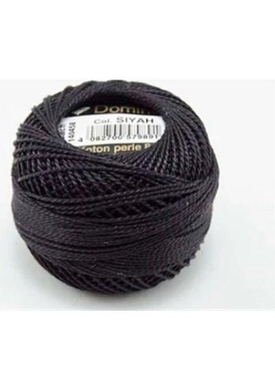 Coats Domino Koton Perle No:8 Nakış Ipi Siyah