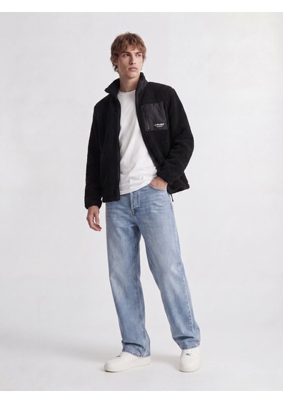 Jack & Jones Jjesoho Teddy Jacket Aw26 Noos Siyah