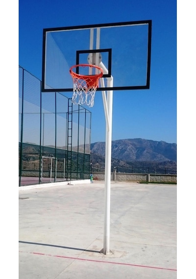 Adelinspor Basketbol Potası Sabit Çember 105x180 20 MM Cam Panya