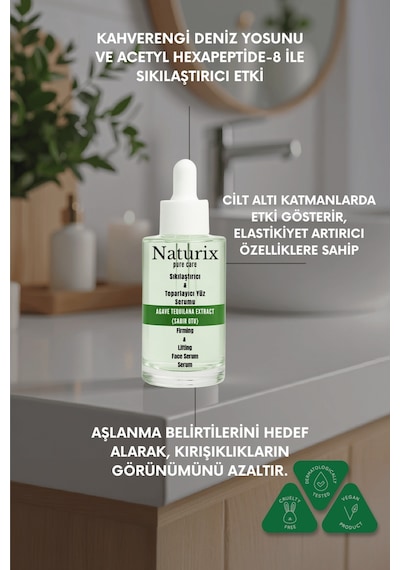 Naturix Sıkılaştırıcı ve Toparlayıcı Yüz Serumu 30 ML