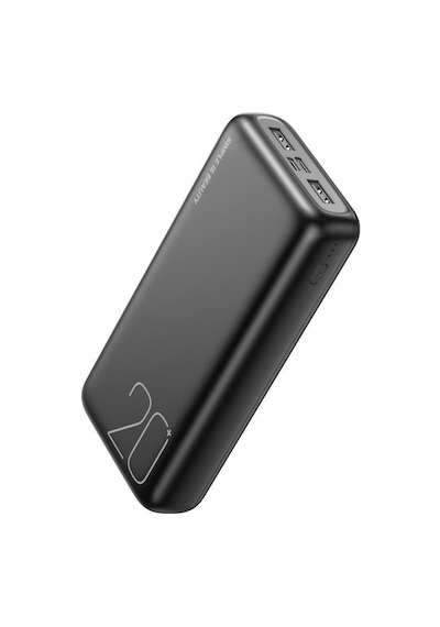 2.1a Hızlı Şarj Destekli Çift Usb Çıkışlı 20000 Mah Yüksek Kapasiteli Taşınabilir Şarj Cihazı Beyaz