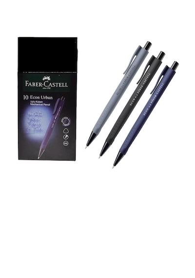 Faber-castell Econ Urban Versatil Uçlu Kalem 0.5 10 Adet 3 Renk Çok Renkli