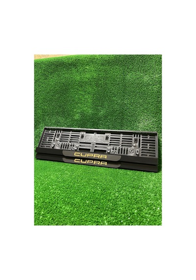 Pleksi Otomobil Plakalık Ahenk Model Gold Cupra Logolu Plakalık - 741670846