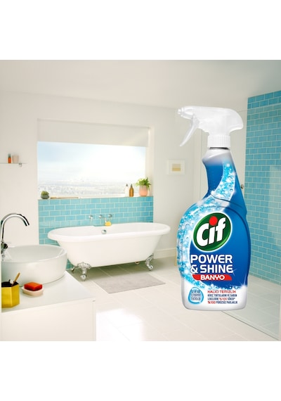 Cif Power & Shine Banyo Temizleyici Sprey 12 x 750 ML