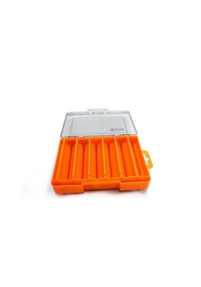 Captain 7221 Sahte Balık Kutusu 12 Gözlü 13x9x3.5cm - Orange