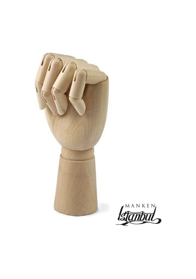 Ahşap Model Mankeni Sol El Bayan 25 Cm.