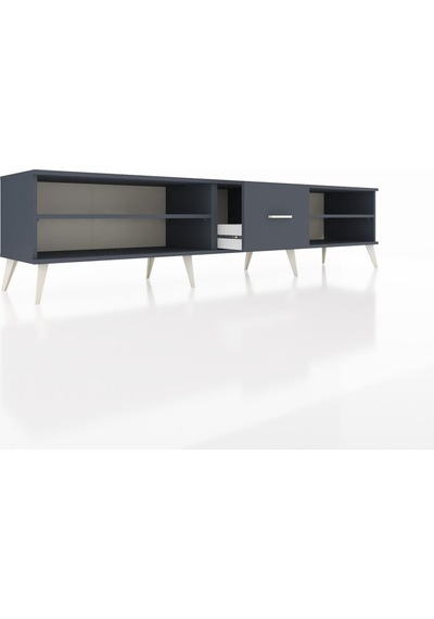 Hyperion Tv Ünitesi 2 Raflı Tek Çekmeceli 220x44x51 Antrasit-antrasit Antrasıt/antrasıt - Antrasıt Hyperion Tv Ünitesi 2 Raflı Tek Çekmeceli 220x44x51 Antrasit-antrasit Antrasıt/antrasıt - Antrasıt