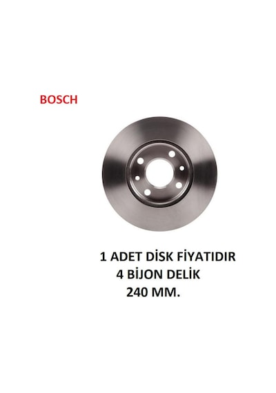 Ön Fren Diski Palio Siena 1996/2012 46419204 0986479s74 1 Adet