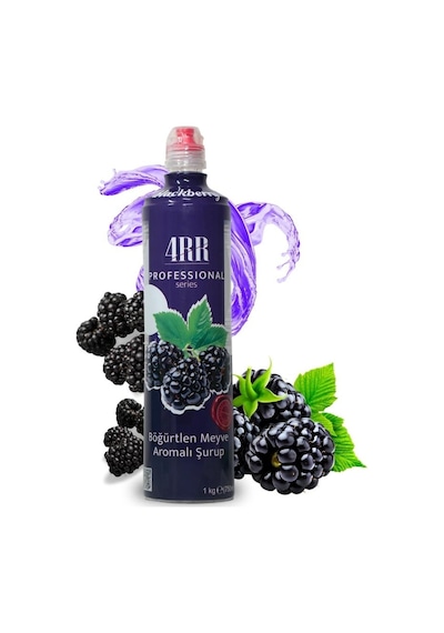 Rr Böğürtlen Aromalı Kahve & Tropikal İçecek & Kokteyl Şurubu 750 Ml