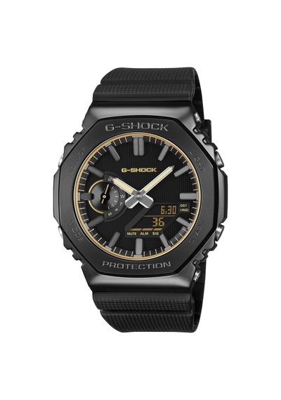 G-shock Analog -dijital 2100 Series Luxe Black 44.4 Mm Quartz Saa Siyah
