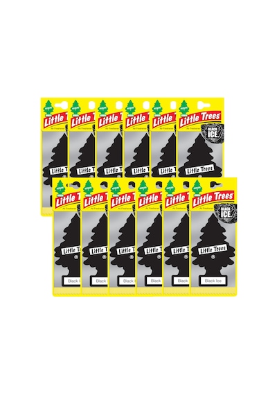 Car Freshner Asma Koku 12'li Siyah Buz