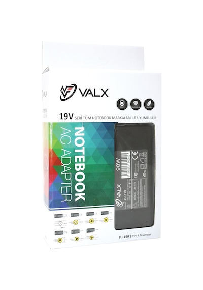 Valx Lu-190 19V Universal Laptop Adaptör