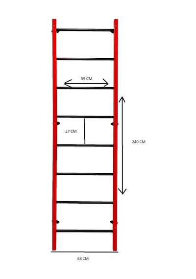 Duvara Monte İsveç Duvarı 240 Cm
