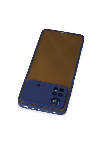 Cosmotex Newface Xiaomi Poco X4 Pro 5g Kılıf Montreal Silikon Kapak - Lacivert