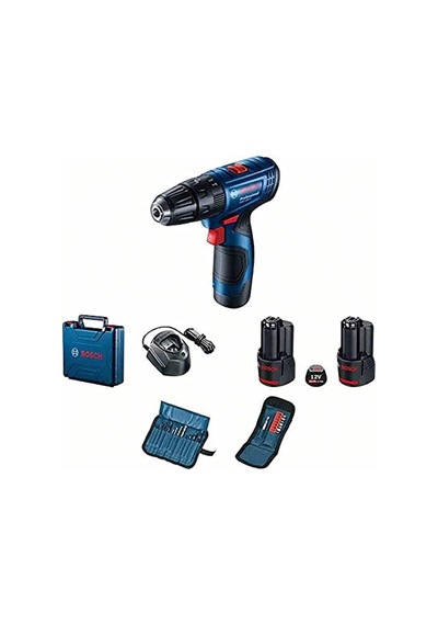 Tr Gsb 120-lı Akülü Darbeli Delme Vidalama Makinesi + 23 Parça Vidalama Seti 12 Volt, 2 X 2,0 Ah Akü, Şarj Cihazı