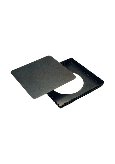 Pastry Planet Kare Teflon Altın Çıkan Tart Kalıbı 21cm 21cm Çok Renkli